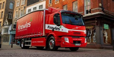 First electric truck joins Knowles fleet