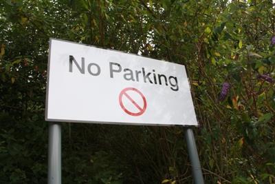 Parking sign