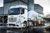 Abbey Logistics Actros three-quarters 2019