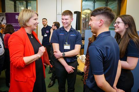 Leyland Trucks' apprentices in Westminster