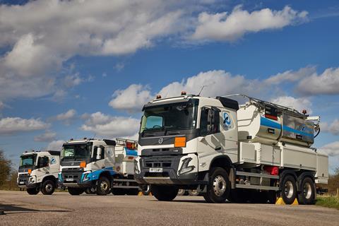 Orica UK has added four new Volvo FMX 460 6x4 rigids to its fleet