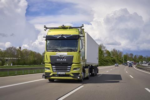 MAN trialled an autonomous truck on the German motorway earlier this year.