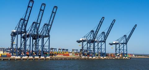 The lorry driver was arrested at Harwich International Port