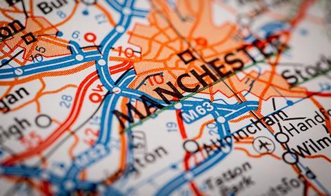 Manchester map shutterstock